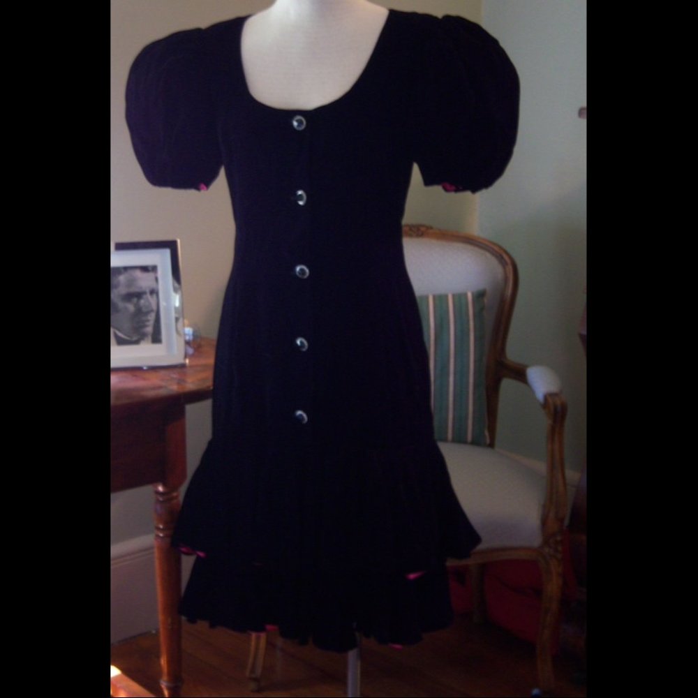 Vintage 1980s Victor Costa Saks Fifth Avenue Cocktail Dress